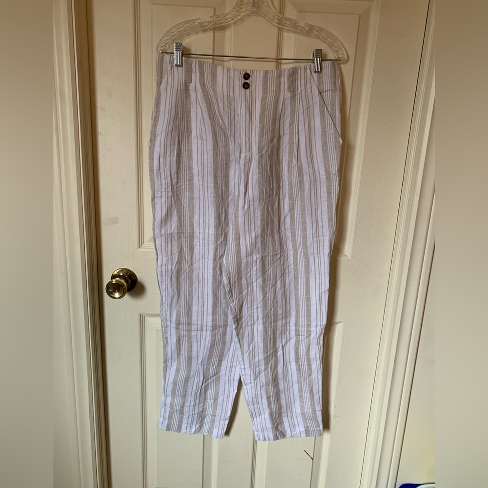 Garnet Hill linen pants